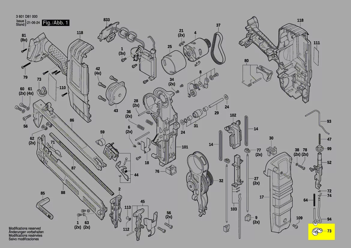 Protège-pièce réf. 2 610 005 325 Bosch